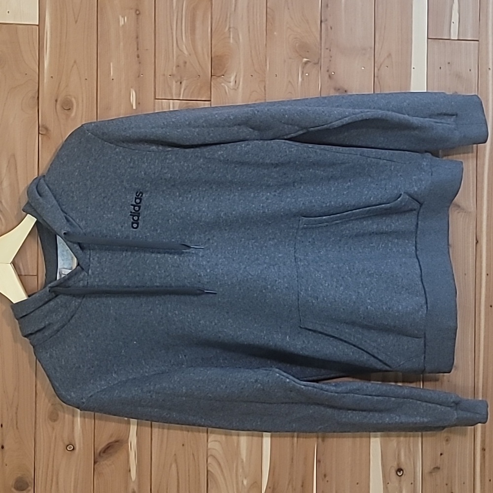 adidas Hoodie, Size S, Gray
